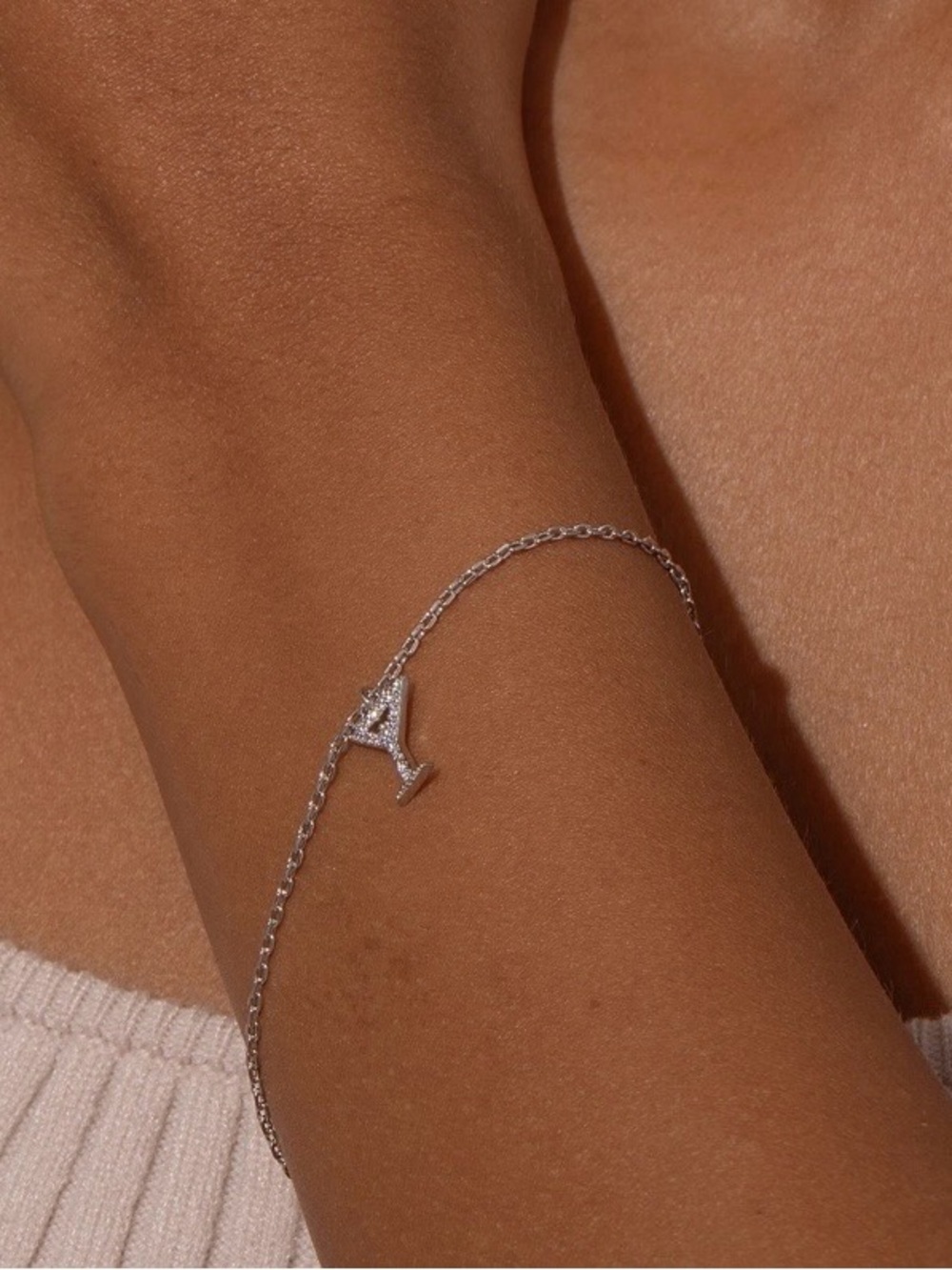 NEW Uncommon James Silver Martini Pendant Bracelet